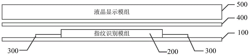 一种液晶屏组件、液晶屏设备及指纹识别方法与流程