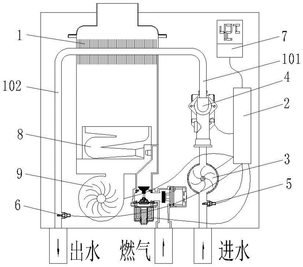 一种智能增压燃气热水器及控制方法与流程