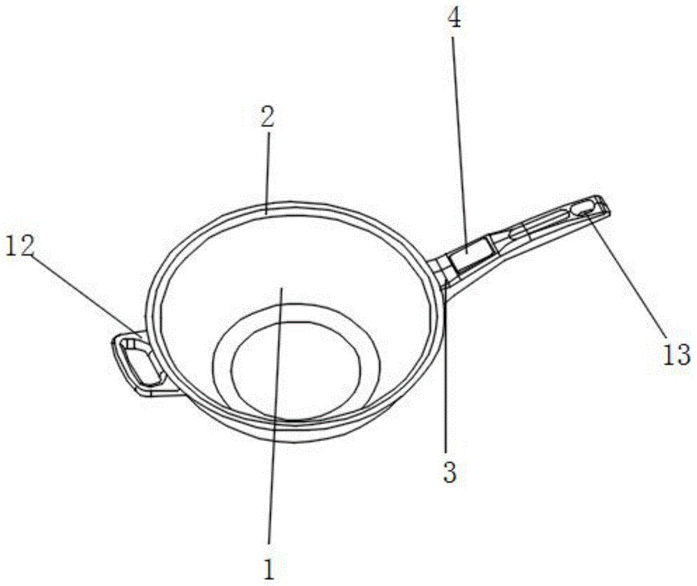 烹饪锅具显示锅内温度的手柄或装置的制作方法