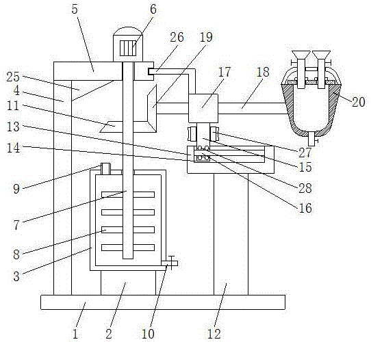 一种药品安全检测用药物混合装置的制作方法