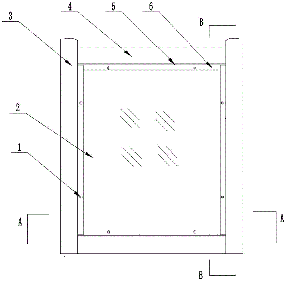玻璃镶嵌式电梯井道结构的制作方法
