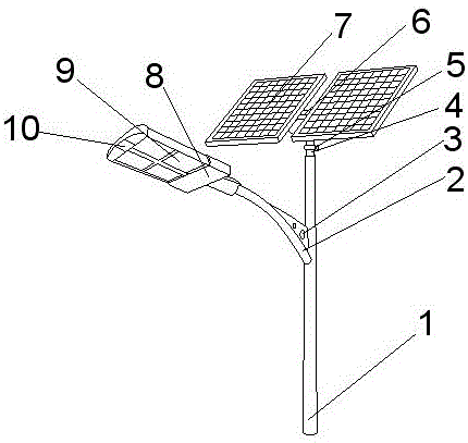 一种太阳能新型路灯的制作方法