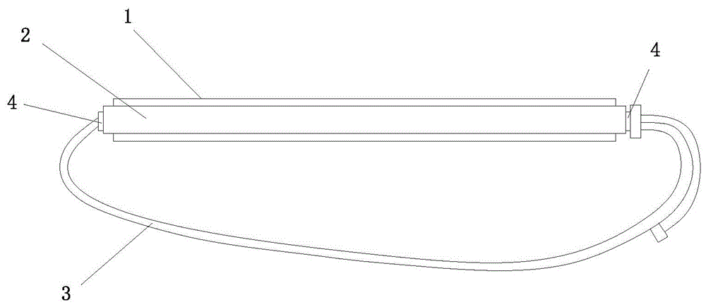 一种理疗电极板的绑带连接结构的制作方法