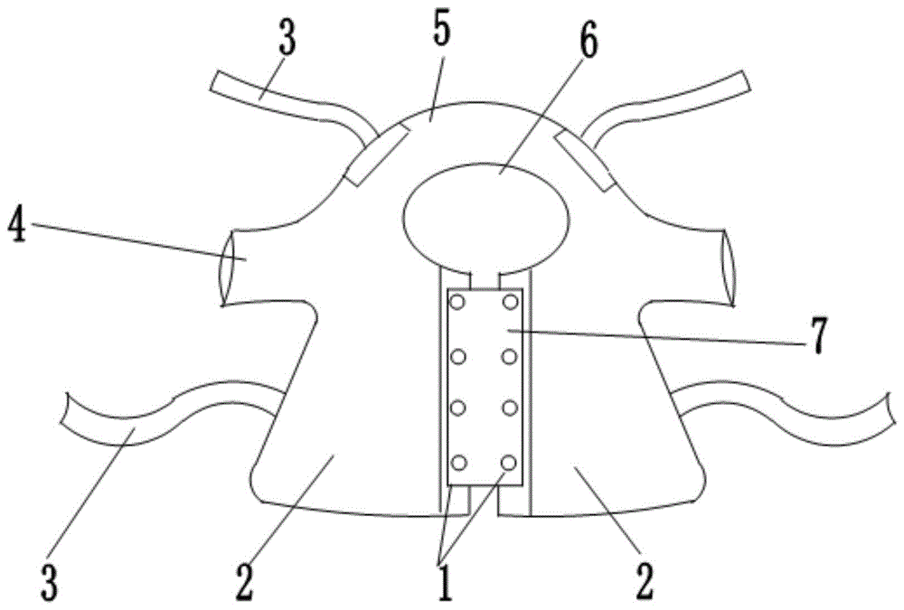 一种针对躁动患者具有约束力的病号服的制作方法