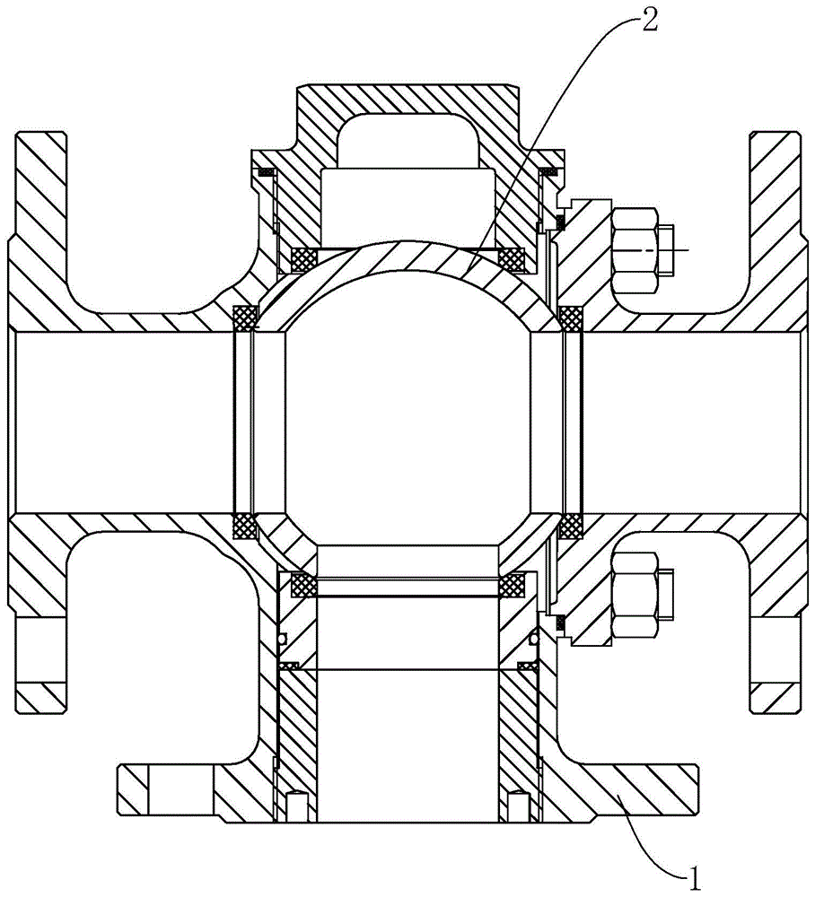 一种三通球阀的制作方法