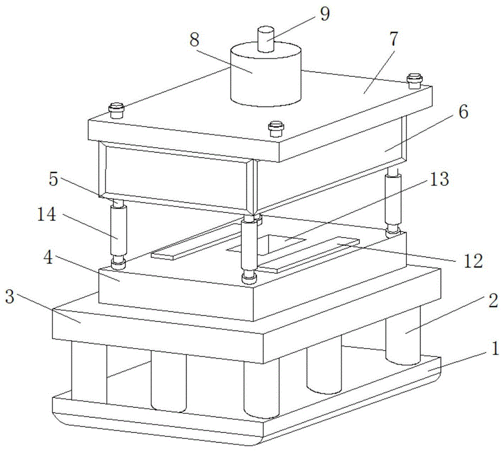 一种电池盒冲压模具的制作方法