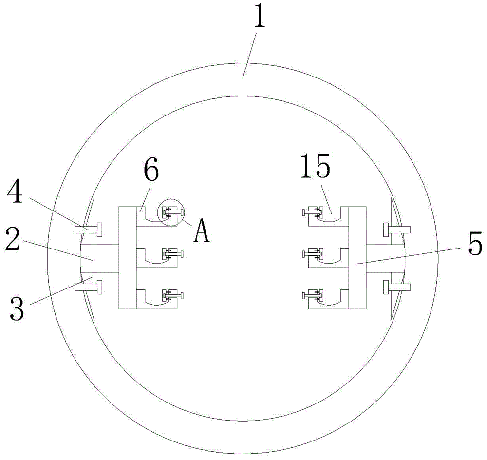 一种用于隧道的电缆安装固定支架的制作方法