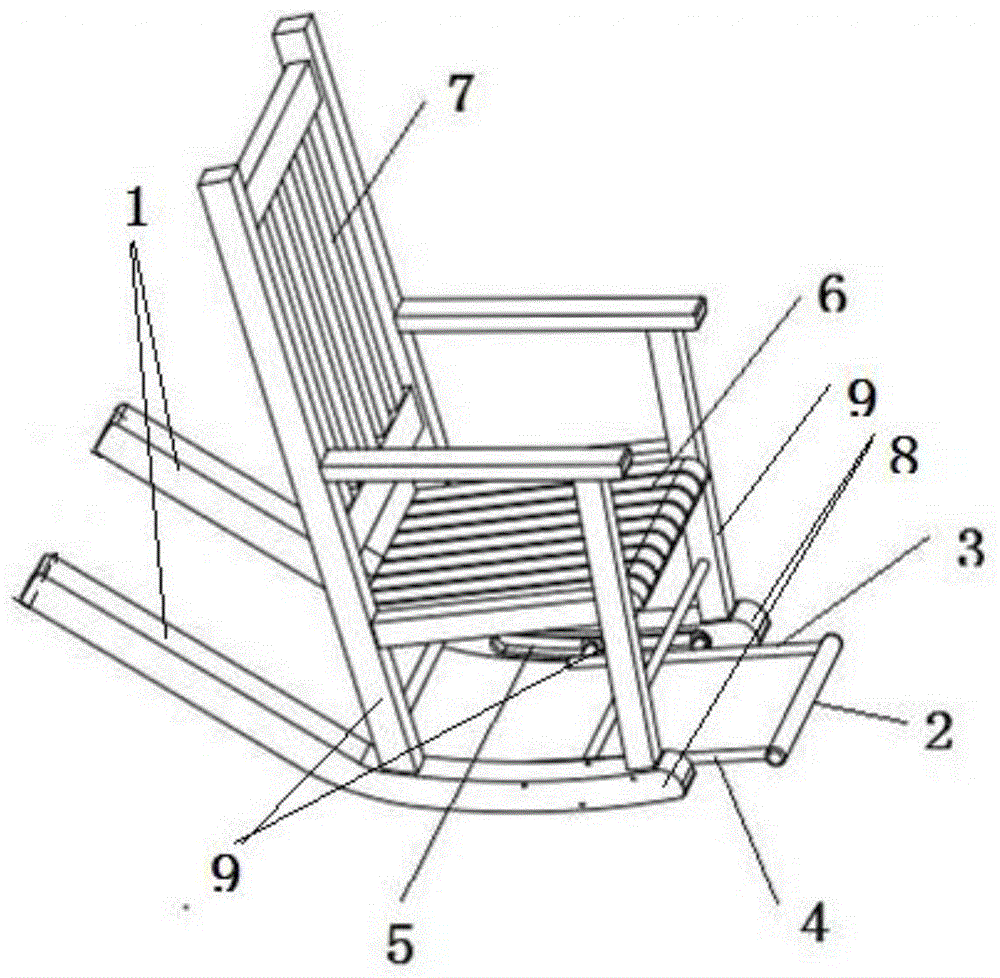 一种多功能摇椅的制作方法
