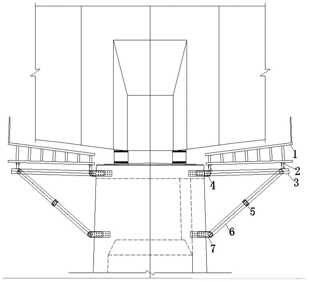 一种铰座为基于PBL剪力键的三角托架的制作方法