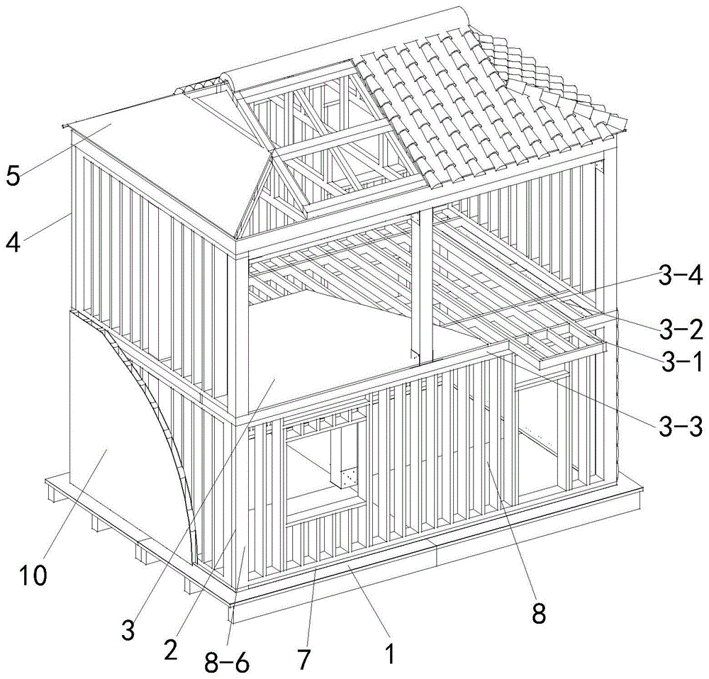 可拆解与组装的装配式木结构建筑仿真教学模型的制作方法