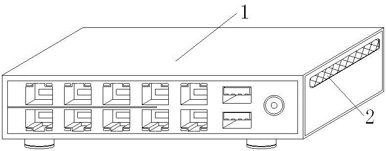 一种计算机网络控制箱的制作方法