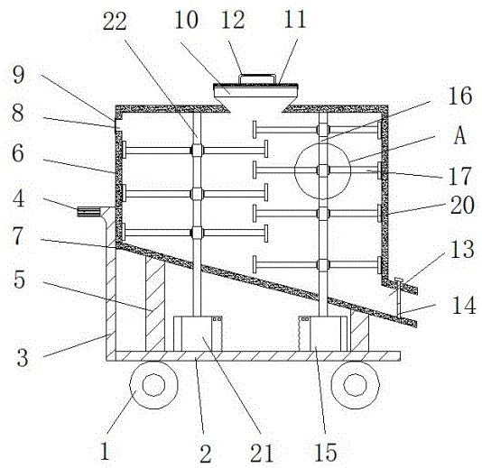 一种便于提高搅拌速率的建筑工程用水泥搅拌装置的制作方法