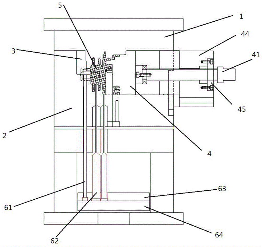 一种绝缘横梁压制成型模具的制作方法