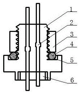 一种燃气表接线柱的制作方法