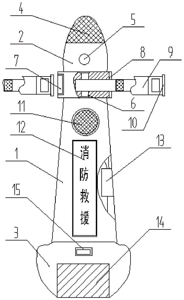 消防警戒桩的制作方法