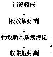 一种利用木质素污泥养殖蚯蚓的方法与流程