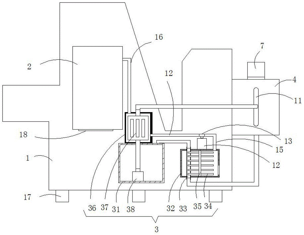 胶印机冷却系统的制作方法