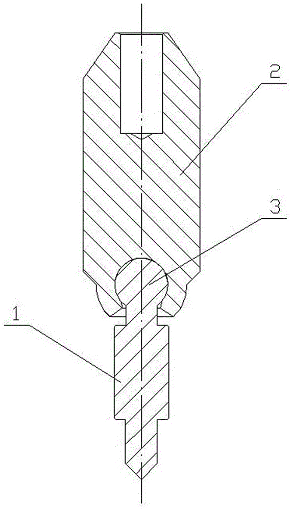 插装式液压阀阀针与衔铁连接机构的制作方法
