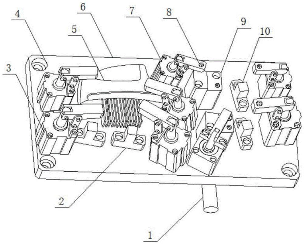 一种新型散热片固定治具的制作方法