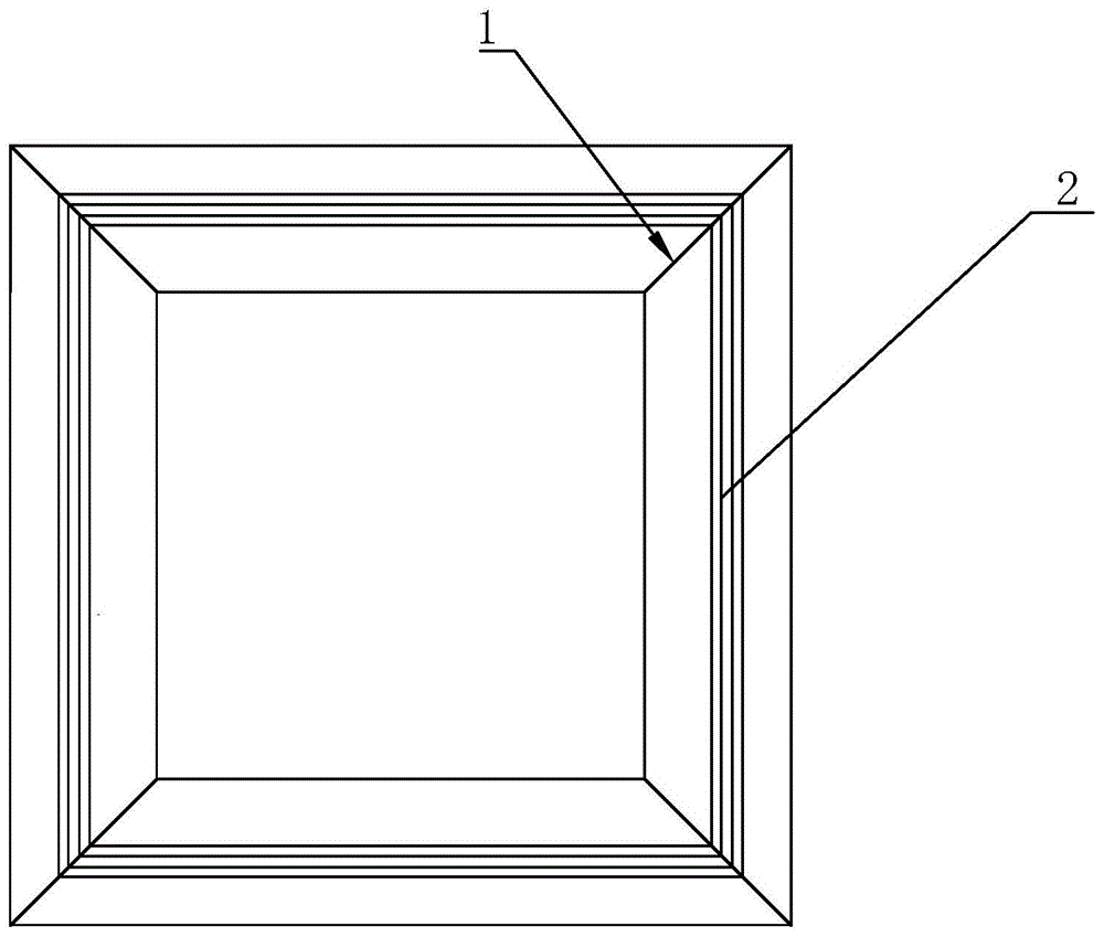 一种无钉双面画框的制作方法