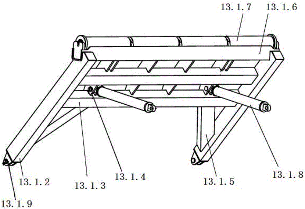 一种用于长钢轨装卸的高度可调式支架的制作方法