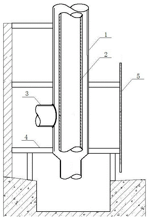 一种六色凹版印刷机蒸汽烘干尾气冷凝装置的制作方法