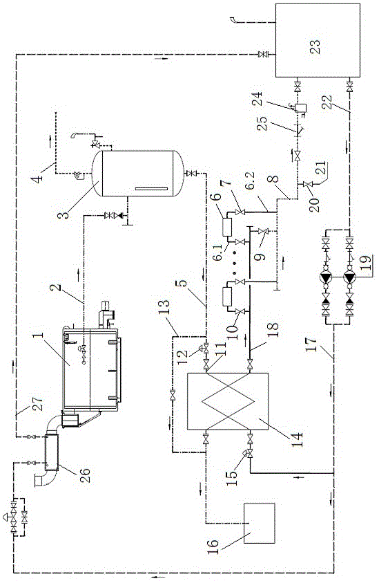 一种用于锅炉房的废热利用系统的制作方法