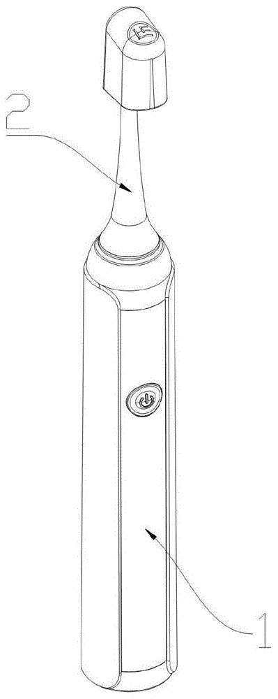 一种具有RFID感应功能的可智能识别牙刷头电动牙刷的制作方法