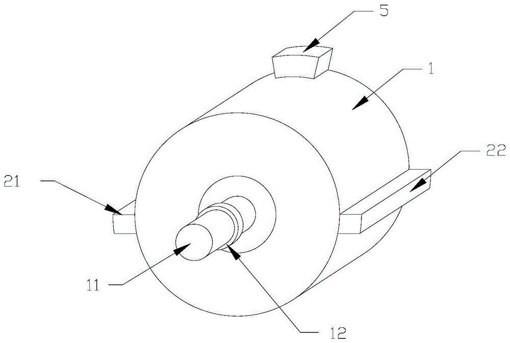 一种挂壁式圆形排风扇专用电机的制作方法