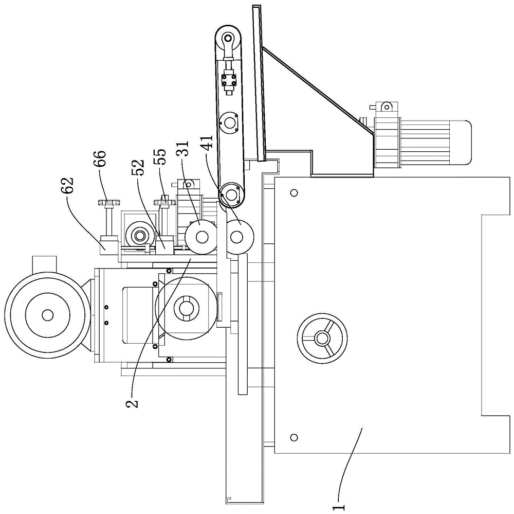 具有压轮调节功能的磨床的制作方法