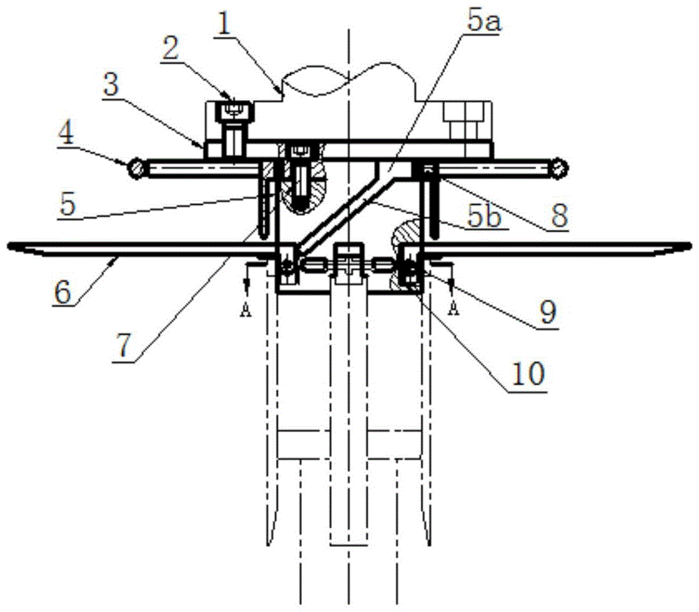 一种压注成型用导杆开合式对正施压装置的制作方法