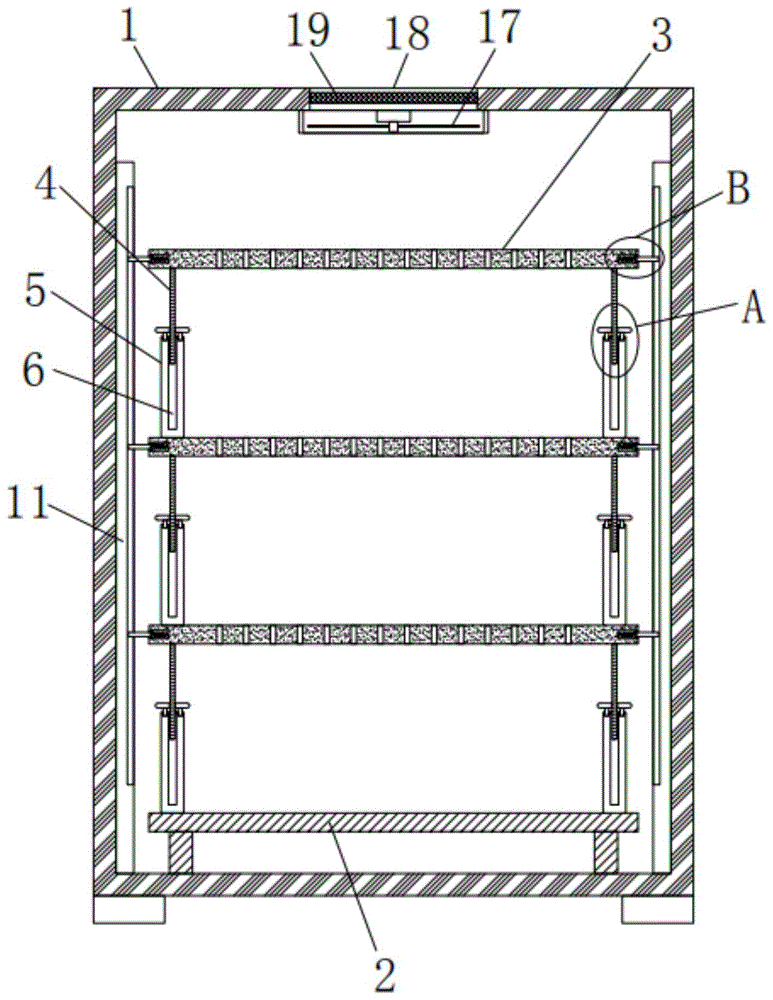 一种带有可调式安装结构的电气柜的制作方法