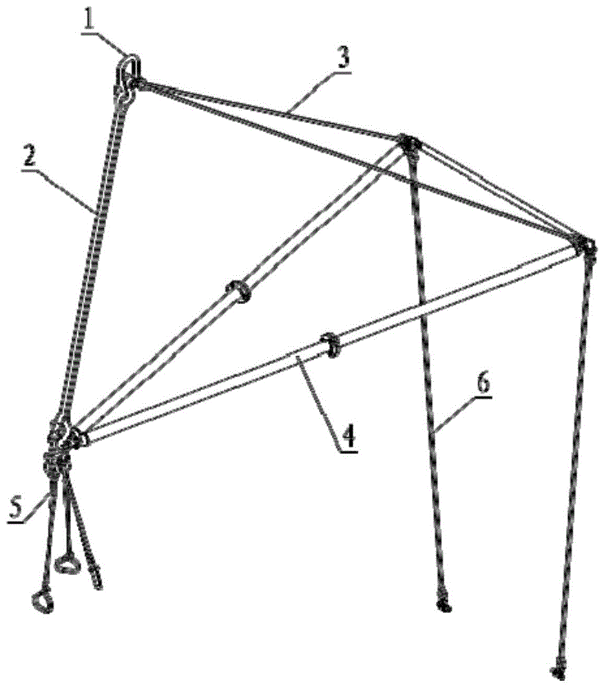 一种可折叠易拆装的直升机吊具的制作方法