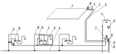 一种阳台壁挂式太阳能供水系统的制作方法