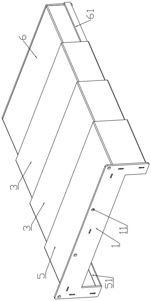 一种具有滑块结构的模块化拼接机床护盖的制作方法