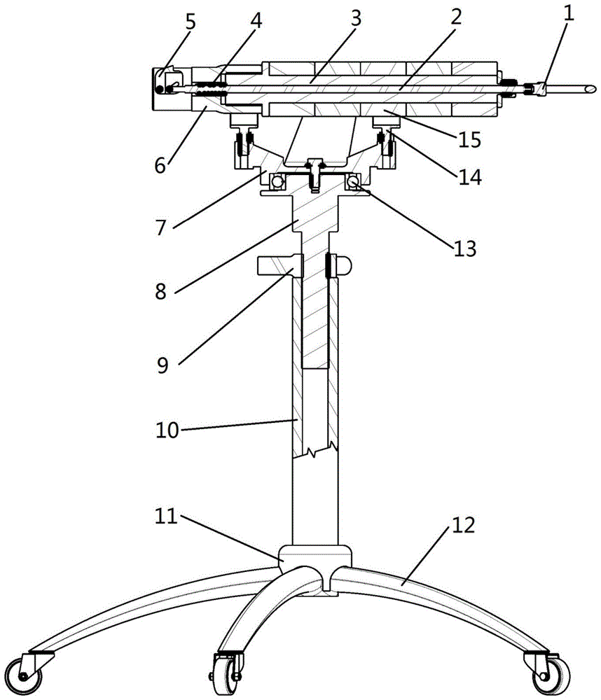 一种拆装飞轮连接盘的机械臂的制作方法