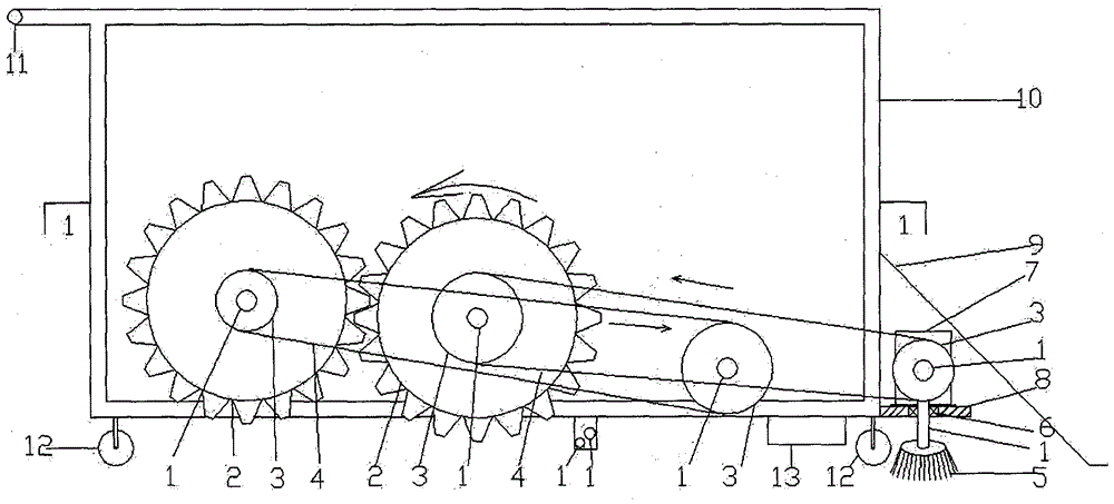 清扫机的制作方法