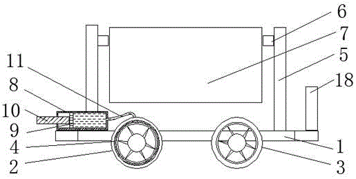 一种煤矿开采用带有自动刹车的有轨矿车的制作方法
