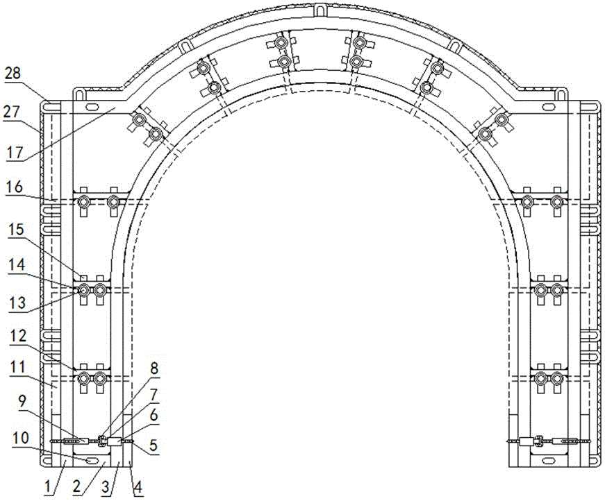 一种拱门形预制构件吊运与安装装置的制作方法