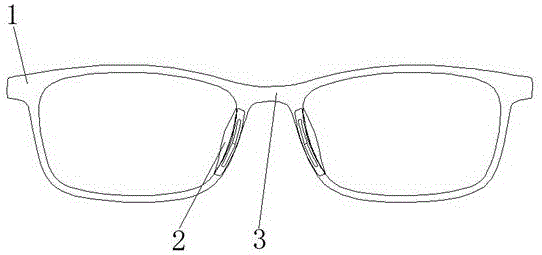 一种新型可调节软鼻托眼镜架的制作方法