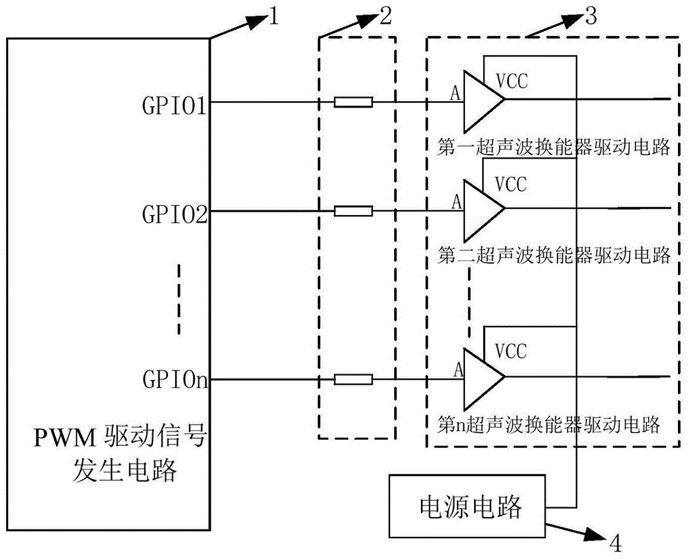 一种多声道超声波流量计换能器驱动电路的制作方法