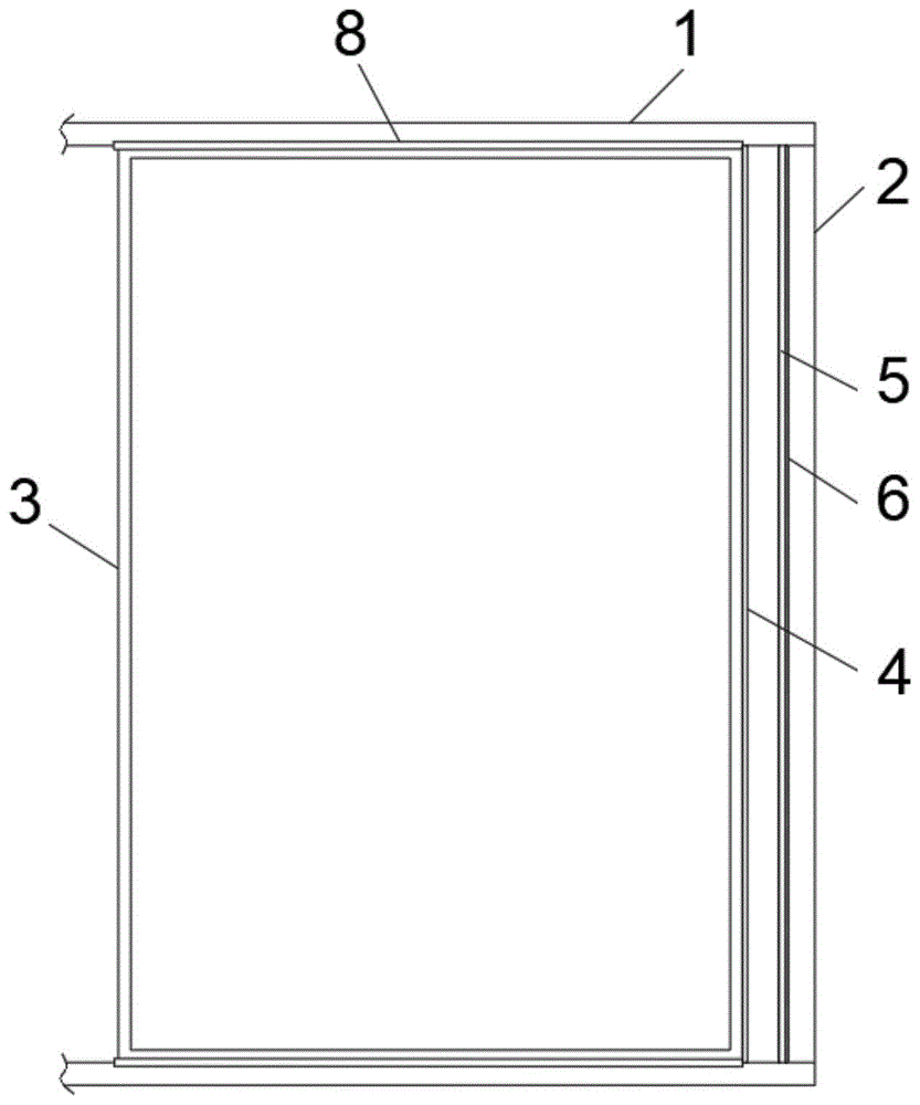 一种铝合金门窗的密封装置的制作方法