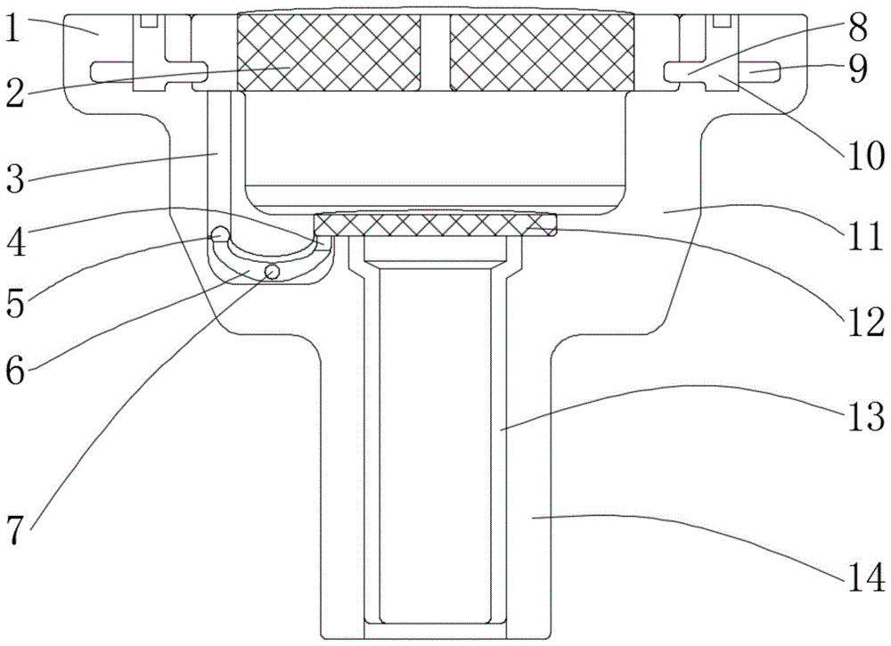 一种共轴承插型预制一体化卫生间用地漏的制作方法