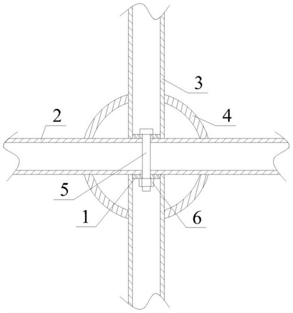 一种转闸十字转棍连接结构的制作方法
