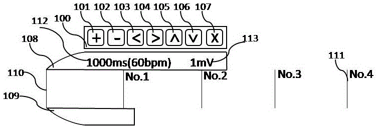 一种心电图电子测量尺的制作方法