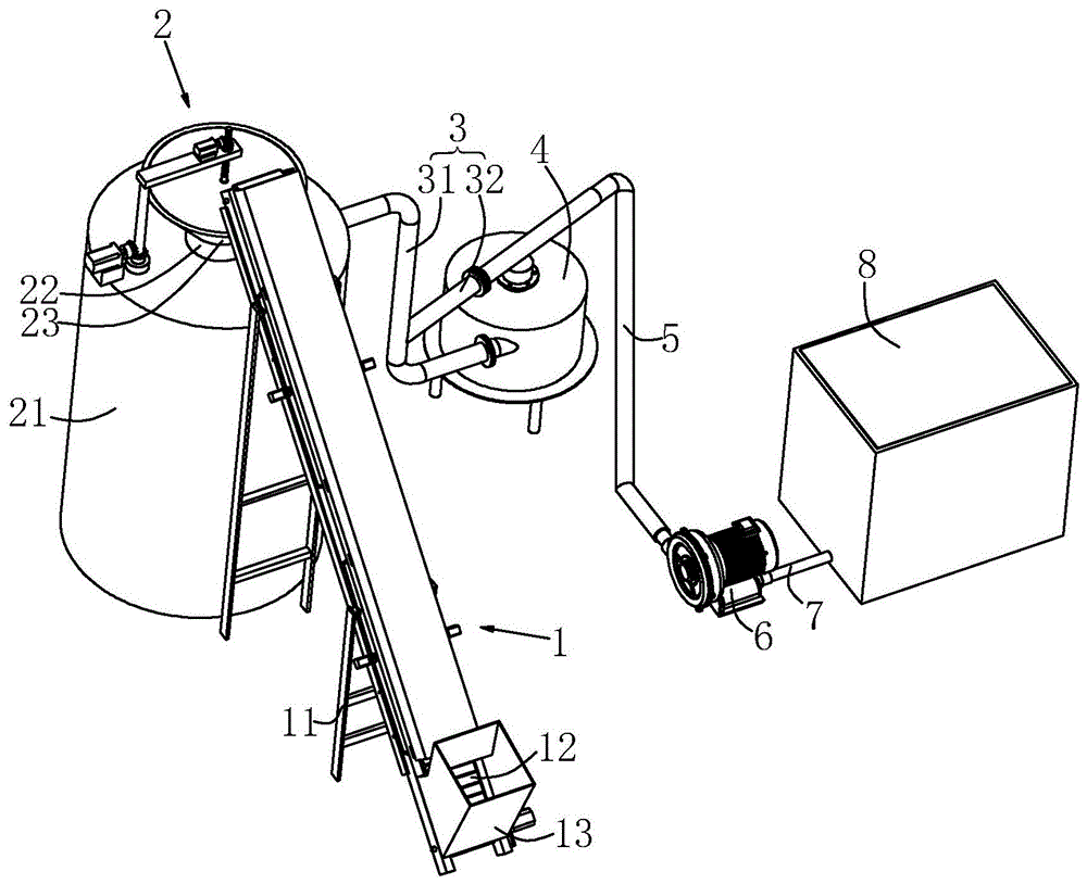 一种建筑管桩生产用环保型生成高压蒸汽系统的制作方法