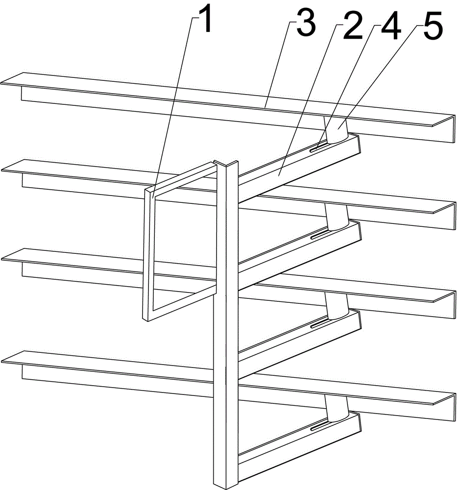 一种行车滑线架结构的制作方法