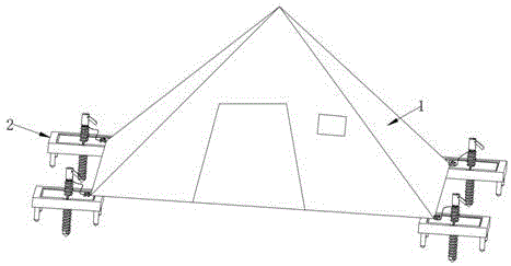 一种便于固定的帐篷的制作方法