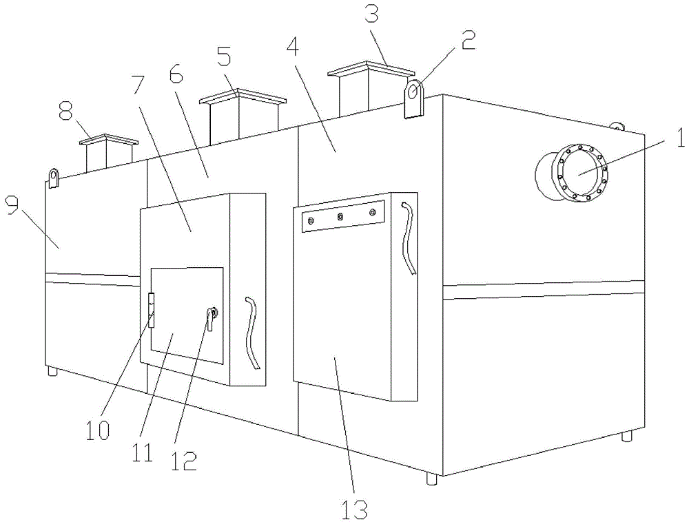 一种具有快速降解、快速过滤功能的小型污水处理站的制作方法