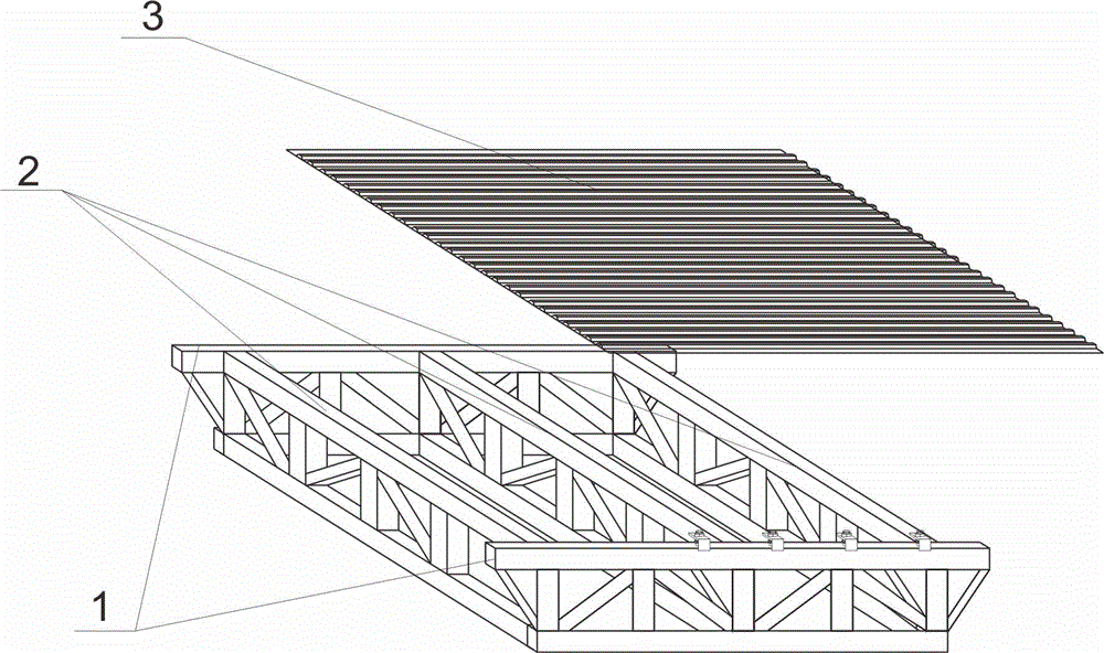 一种钢结构厂房屋面内板施工用支撑平台的制作方法